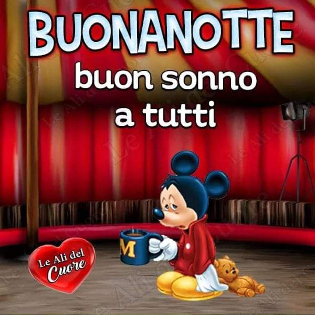 Buonanotte e buon sonno a tutti