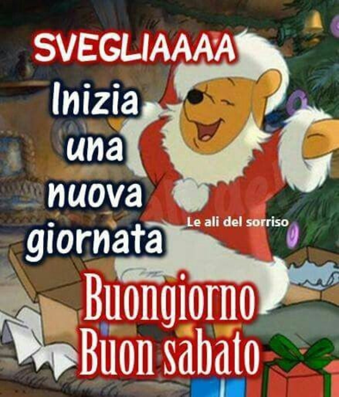 Svegliaaaa inizia una nuova giornata! Buongiorno Buon Sabato