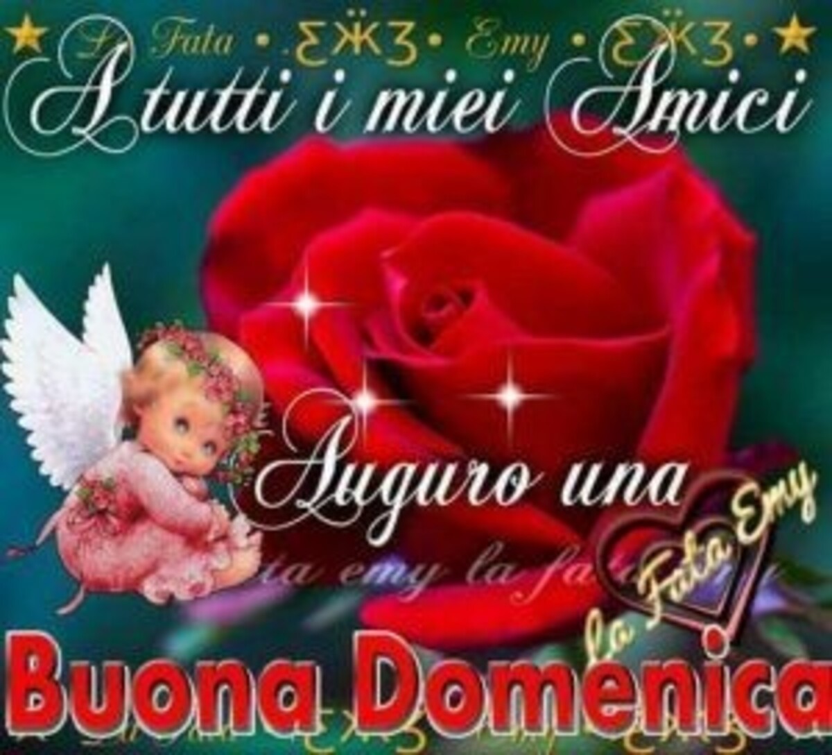 A tutti i miei amici auguro una buona domenica