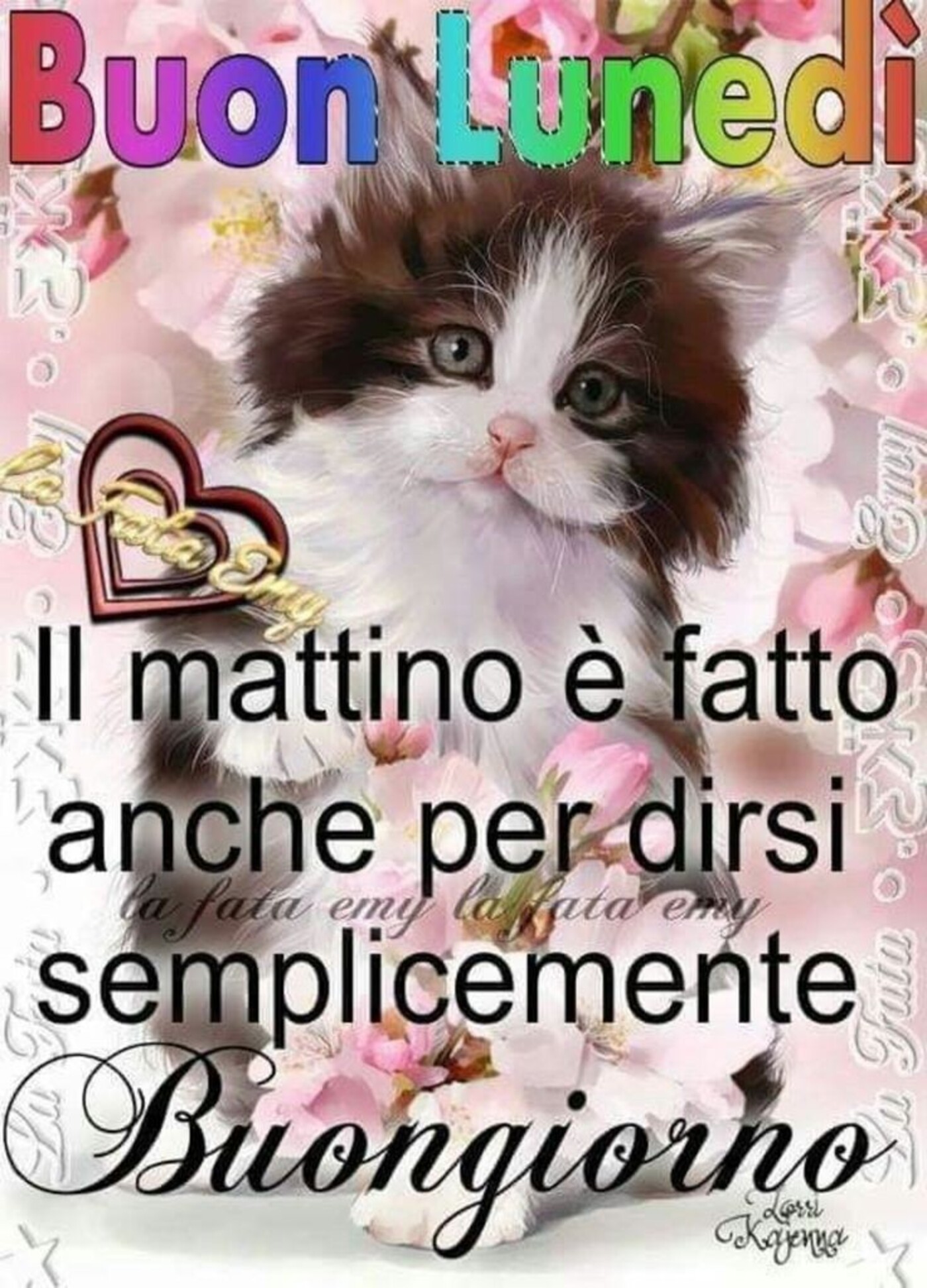 Buon Lunedì il mattino è fatto anche per dirsi semplicemente buongiorno