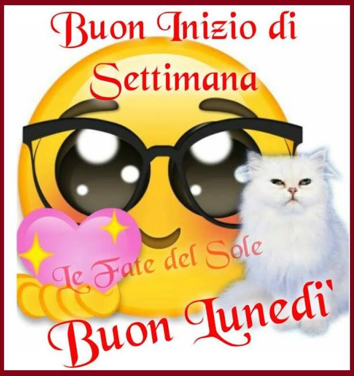 Buon inizio di settimana Buon Lunedì