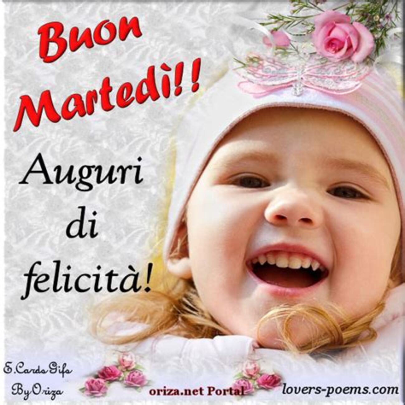 Buon Martedì auguri di felicità