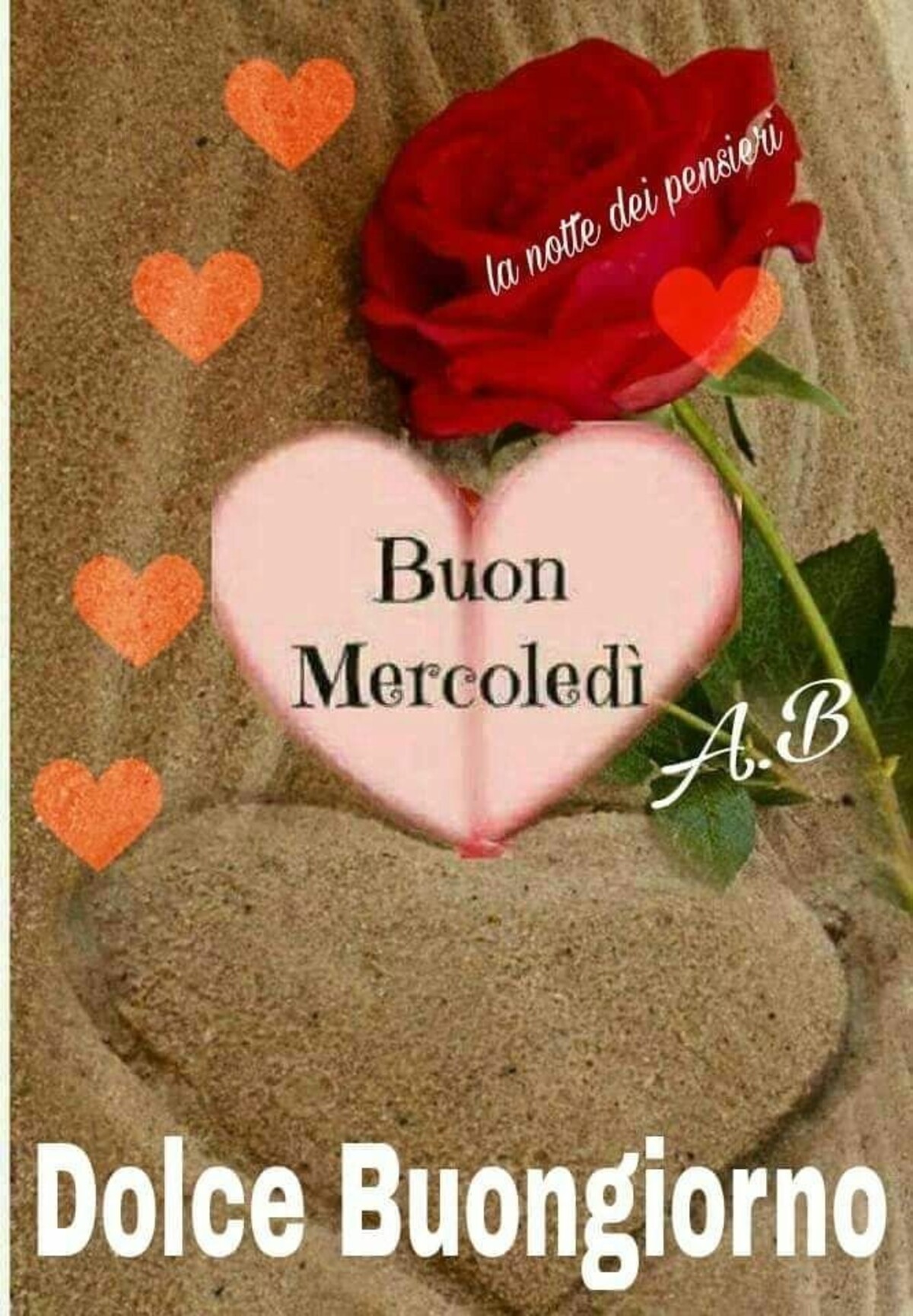 Buon Mercoledì dolce buongiorno