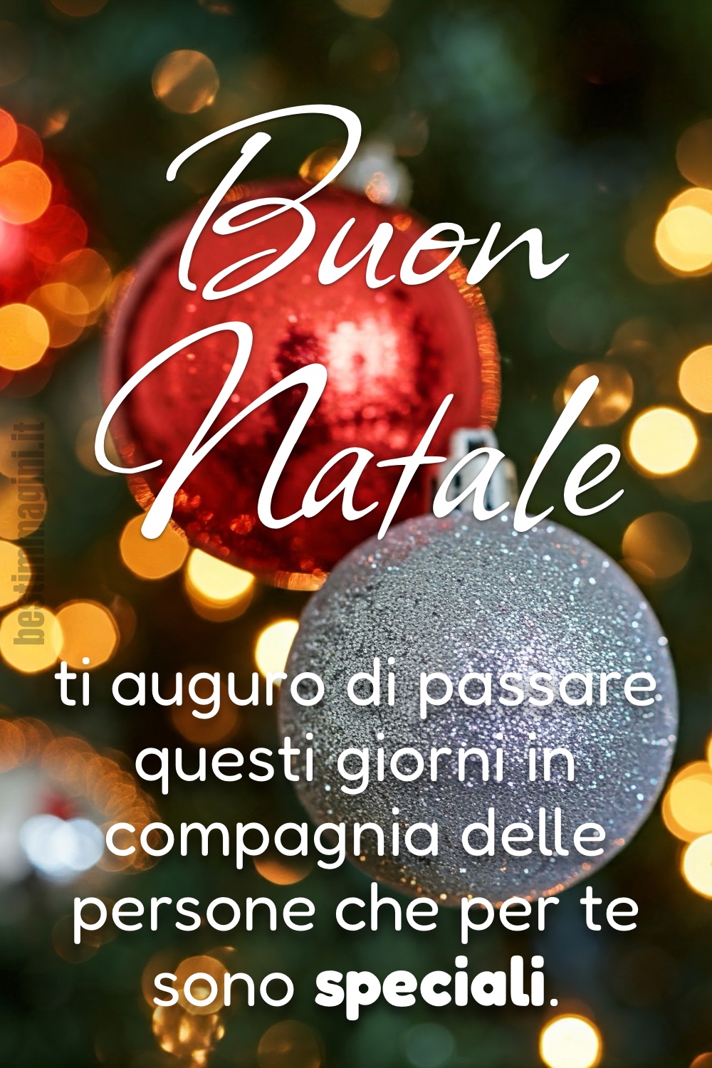 Immagini di Buon Natale con gli addobbi nuovissime.